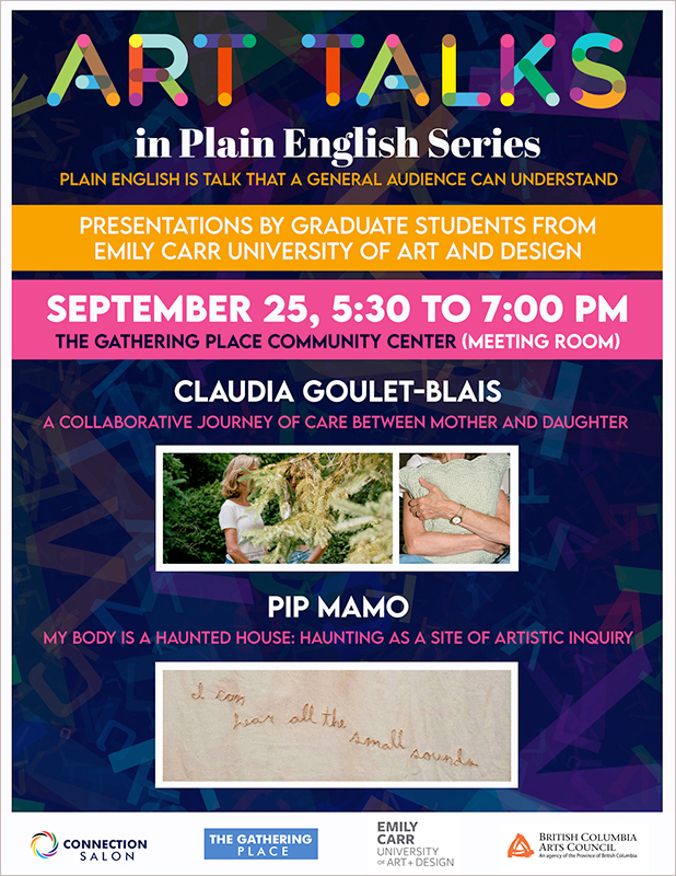 Art Talks in plain English